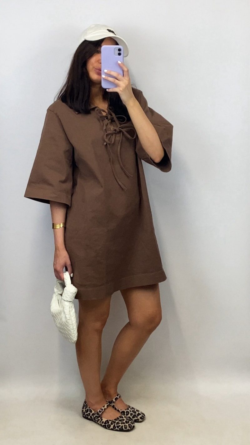 Robe en jean Anaé mocha