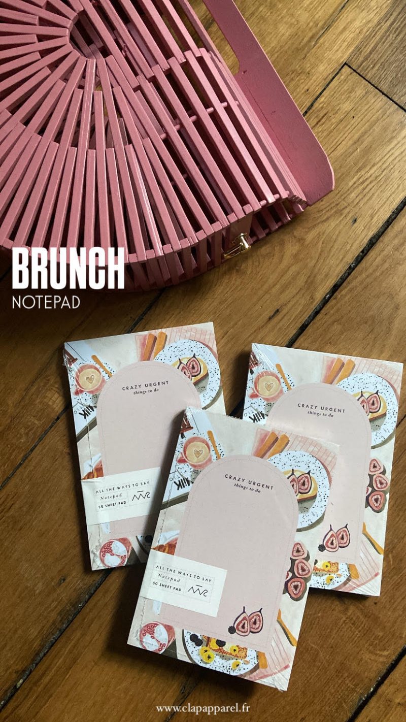 Bloc-notes Brunch