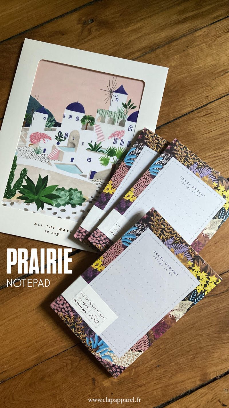 Bloc-notes Prairie