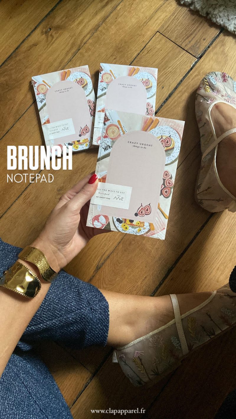 Bloc-notes Brunch