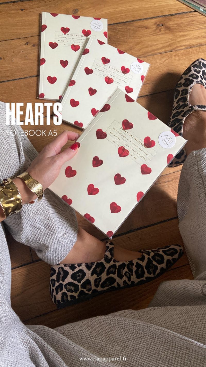 Notebook Hearts